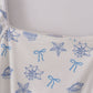 Blue Seashell Bow Mom & Me Dress