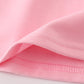 Pink Floral Character Applique Ruffle Dress