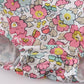 Pink & Aqua Floral Print Bubble