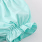Pink & Aqua Floral Print Bloomer Set