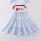 Blue Farm Embroidery Tiered Dress
