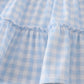 Blue Farm Embroidery Tiered Dress