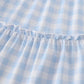 Blue Farm Embroidery Tiered Dress