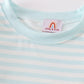Blue Stripe Crane Truck Applique Top