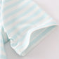 Blue Stripe Crane Truck Applique Top