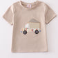 Khaki Truck Applique Top