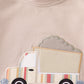 Khaki Truck Applique Top