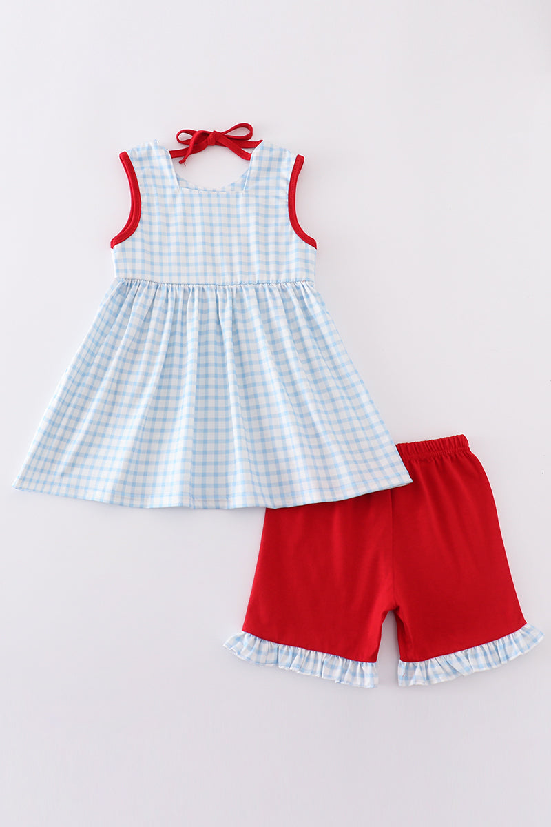 Blue Flag Embroidery Set