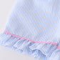 Blue Seersucker Whale Embroidery Set
