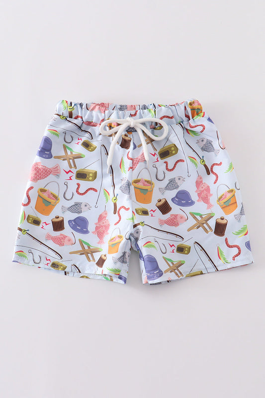 Fishing Boy Trunk Shorts