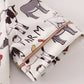 Beige Farm Girl Pajamas Set