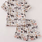 Beige Farm Girl Pajamas Set