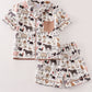 Beige Farm Boy Pajamas Set