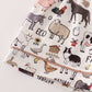 Beige Farm Boy Pajamas Set