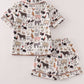 Beige Farm Boy Pajamas Set