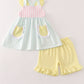 Multicolored Stripe Girl Set