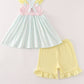 Multicolored Stripe Girl Set