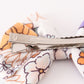 Coral Floral Print 2Pcs Piggie Hair Bow