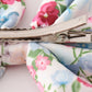 Pink Floral Print Sailor Hair Bow