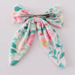 Pastel Petal Charm Print Girl Sailor Bow