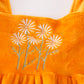 Honey Velvet Floral Embroidery Baby Set