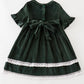 Forest Velvet Lace Dress