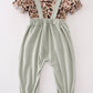 Camouflage Deer Applique Girl Romper Set