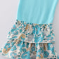 Blue Aqua Meadow Girl Set