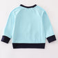 Blue Halloween Character Boy Top