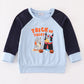 Blue Halloween Character Boy Top
