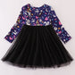 Black Halloween Ghost Tutu Dress