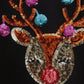 Black Reindeer Sequin Mom & Me Fleece Sweatshirt