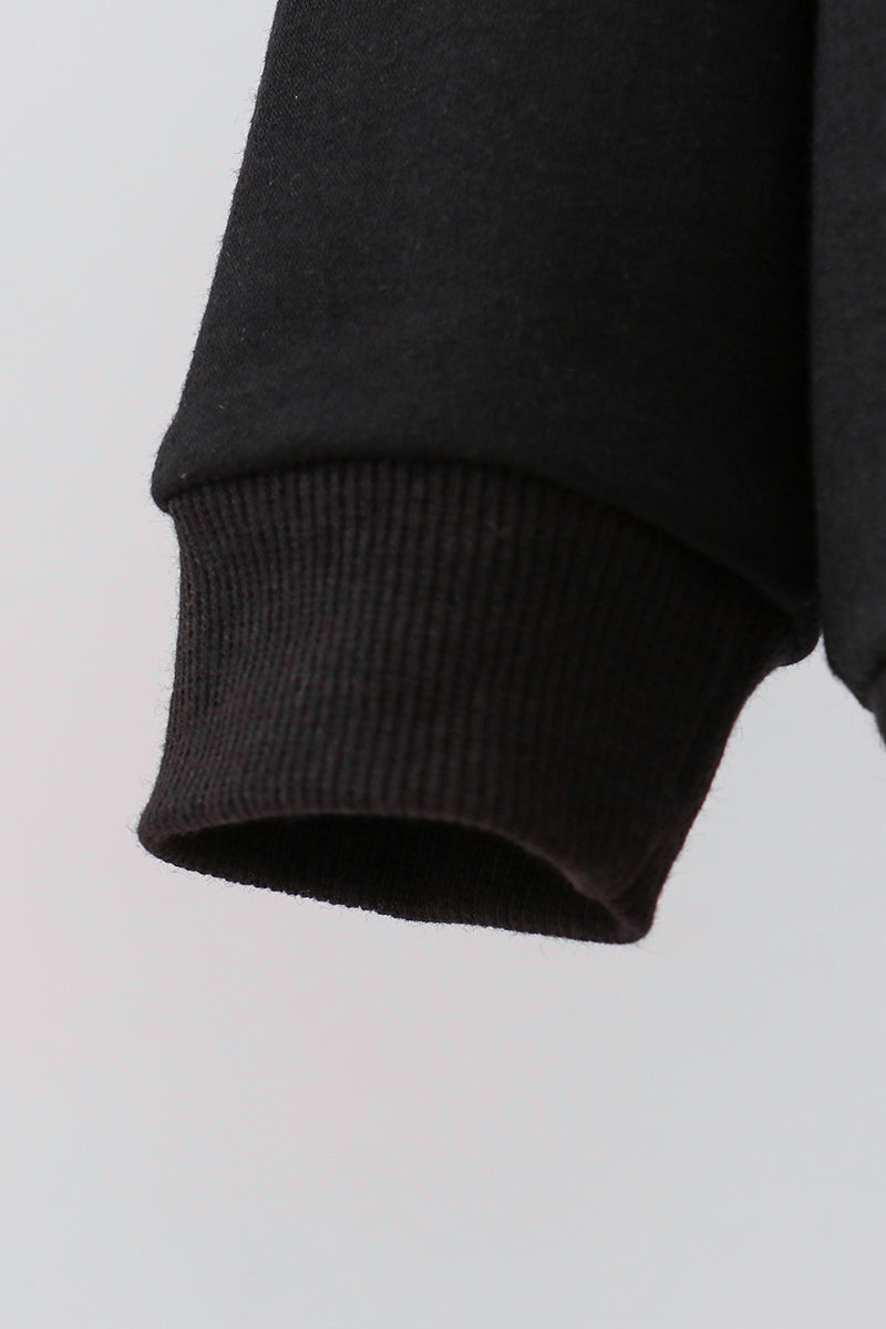 Black Reindeer Sequin Mom & Me Fleece Sweatshirt