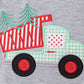 Green Tree Tractor Applique Top