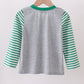 Green Tree Tractor Applique Top