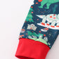Green Dinosaur Print Pants Set