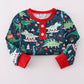 Green Dinosaur Print Pants Set