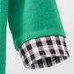 Green Santa Claus Applique Romper