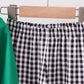 Green Santa Claus Applique Pants Set