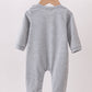 Grey Reindeer Applique Romper