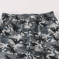 Camouflage Farm Tractor Applique Pants Set
