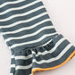Green Stripe Cow Pumpkin Applique Dress