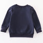 Navy Thankful Fleece Mom&Me Sweatshirt