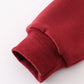 Maroon Mama&Mini Applique Fleece Mom&Me Sweatshirt
