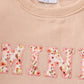 Khaki Mama&Mini Applique Fleece Mom&Me Sweatshirt