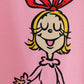 Pink Character Print Girl Dress