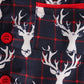 Navy Deer Print Pajamas Set