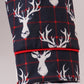 Navy Deer Print Pajamas Set