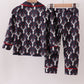 Navy Deer Print Pajamas Set