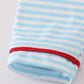 Valentine's Day Heart Envelope Embroidery Stripe Boy Set